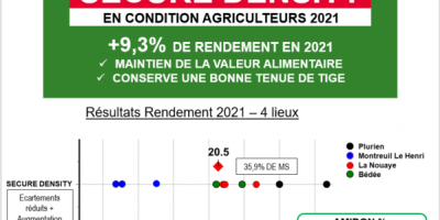 Gagnez 8% de rendement en maïs fourrage avec Secure Density !